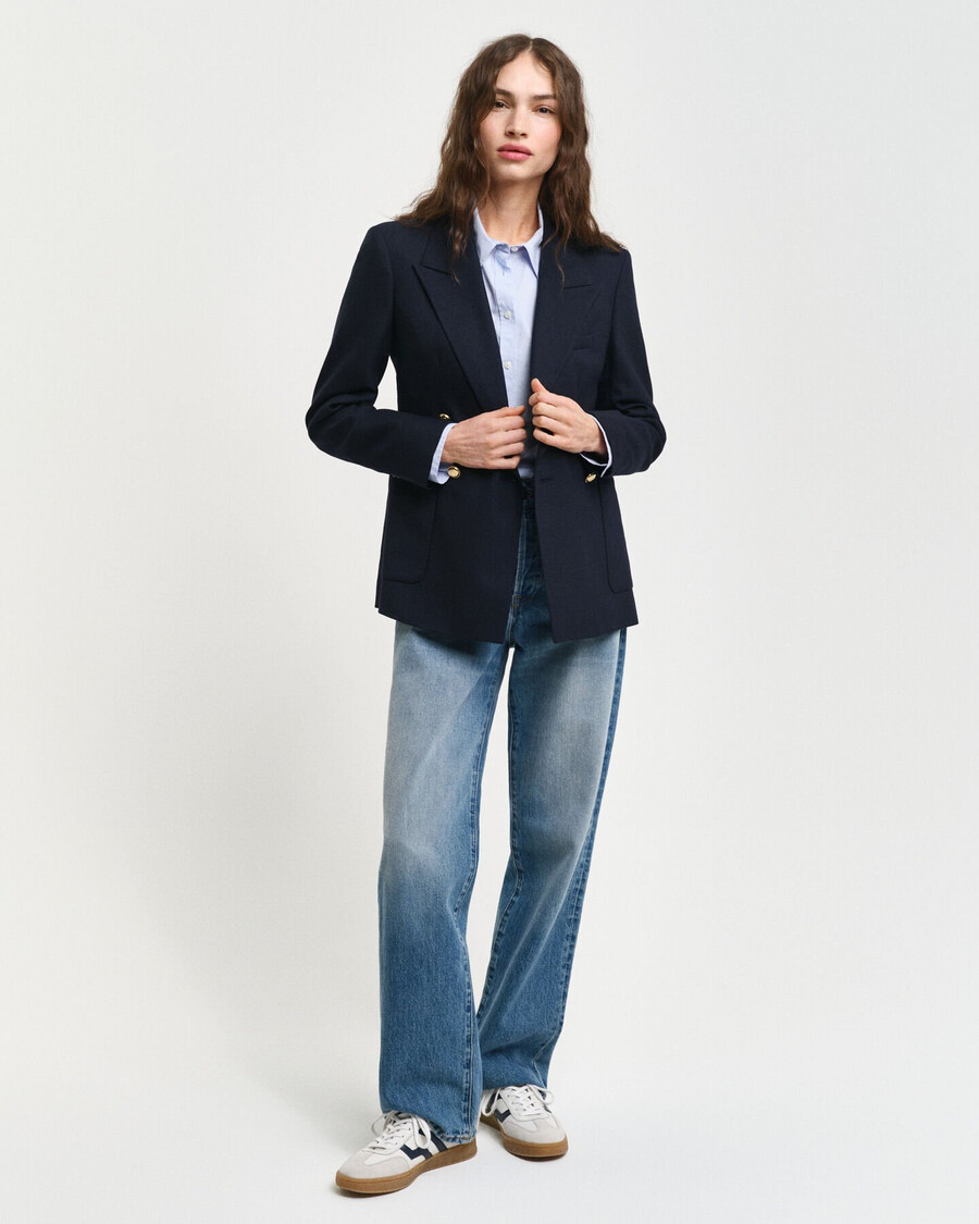 slim fit club blazer - evening blue