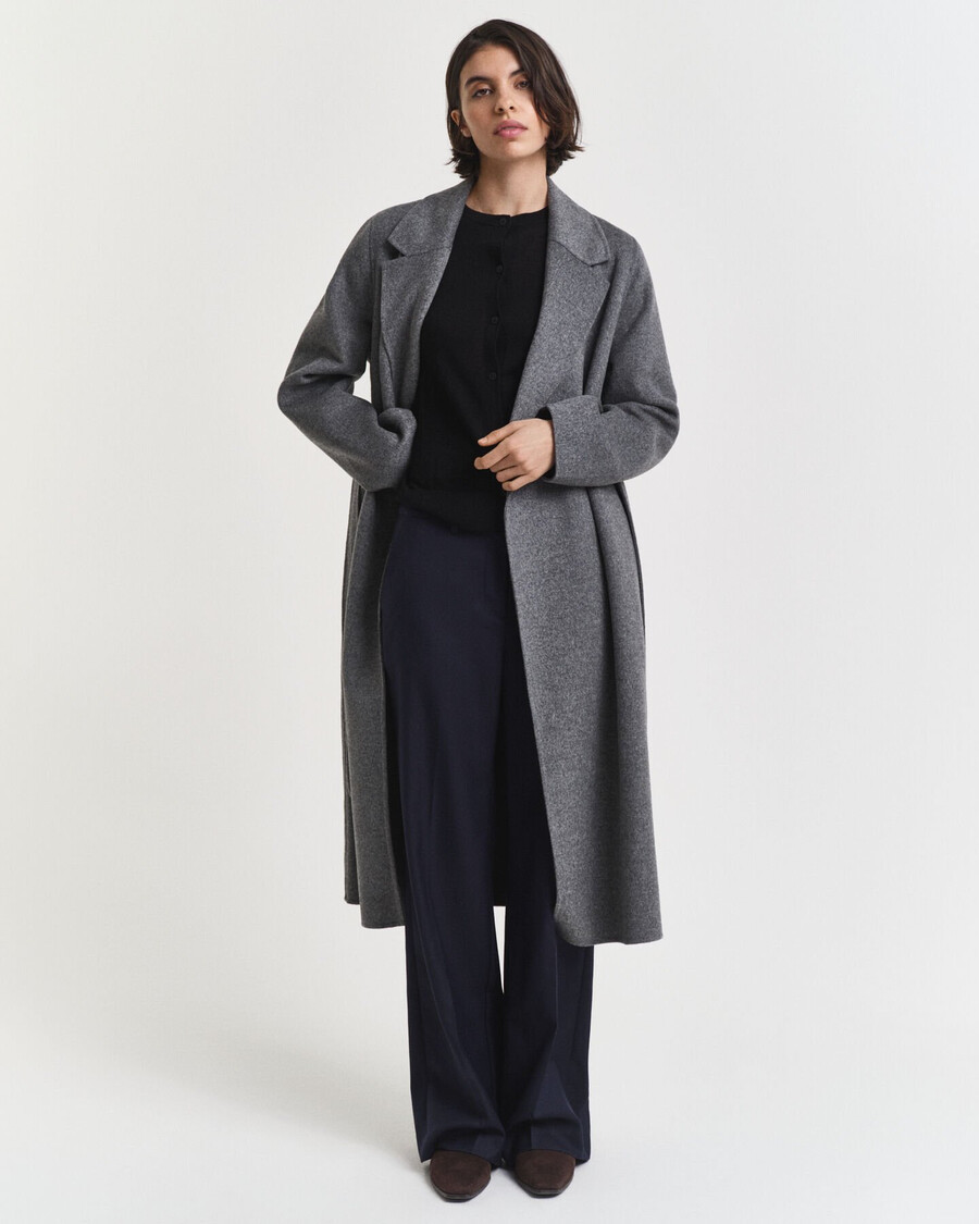 extra fine merino wool cardigan - black