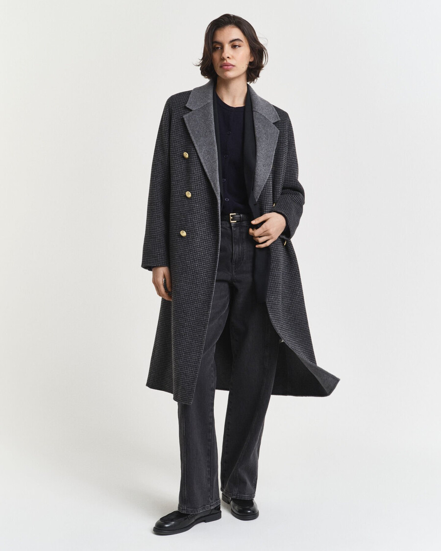 superfine lambswool cardigan - evening blue