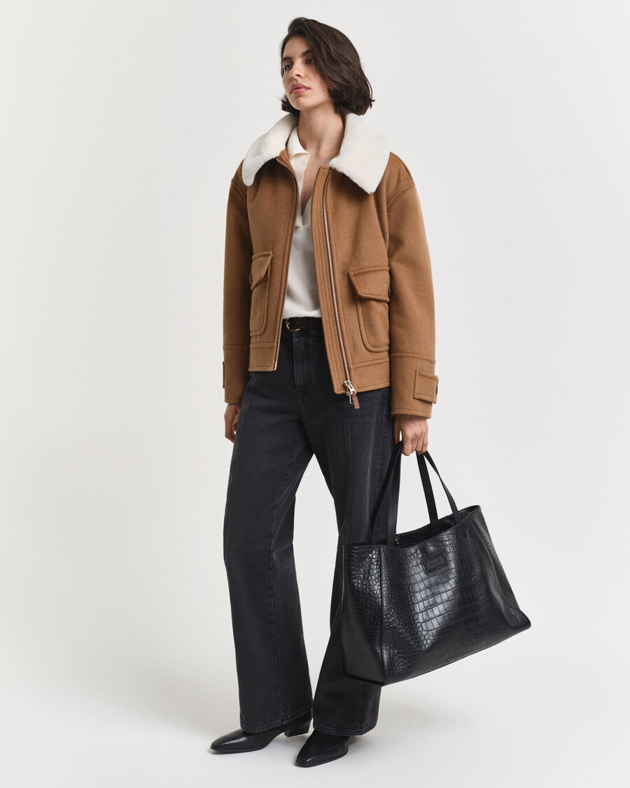 superfine lambswool rugger - cream