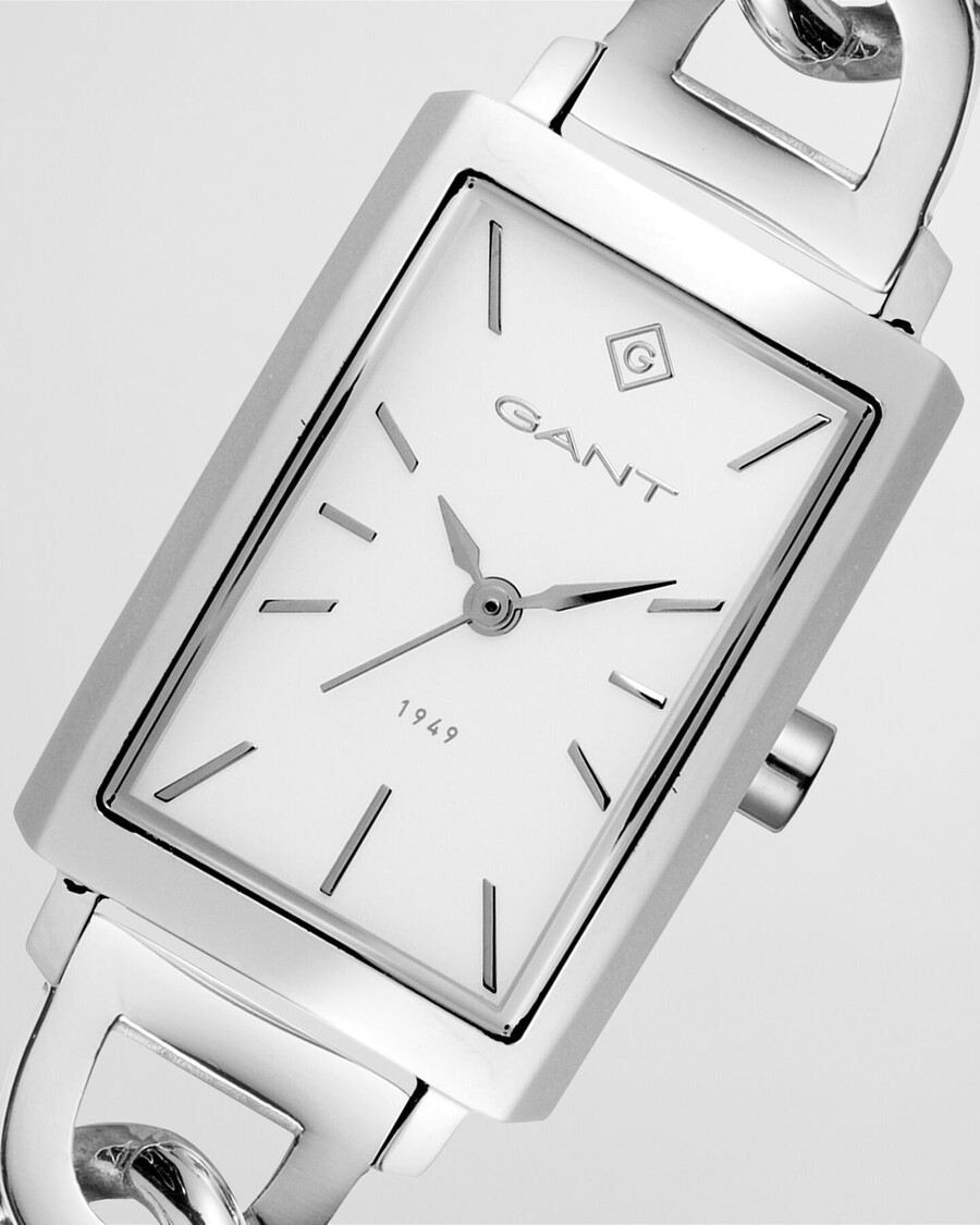 utica watch - white