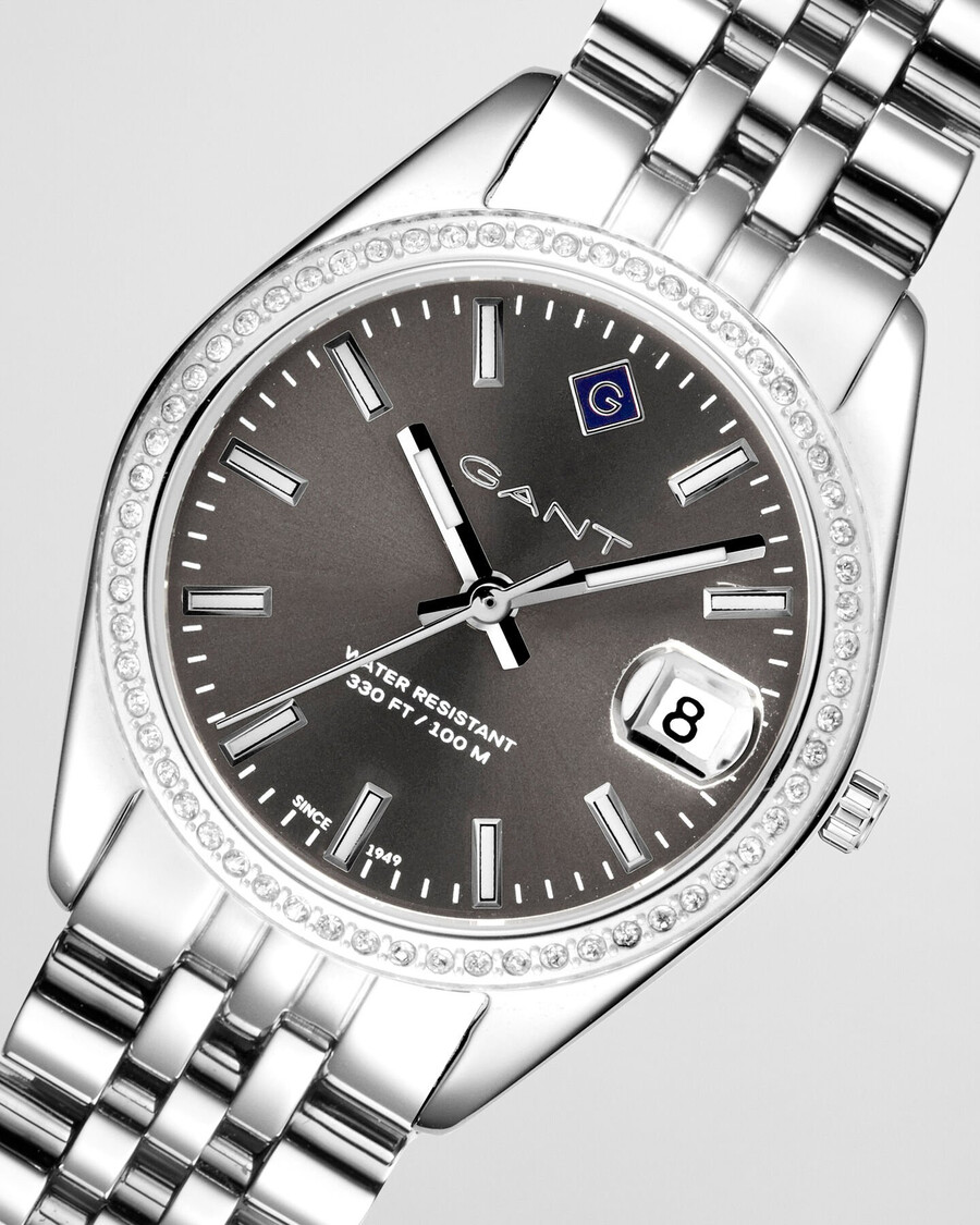 sussex mini bijou watch - stone grey