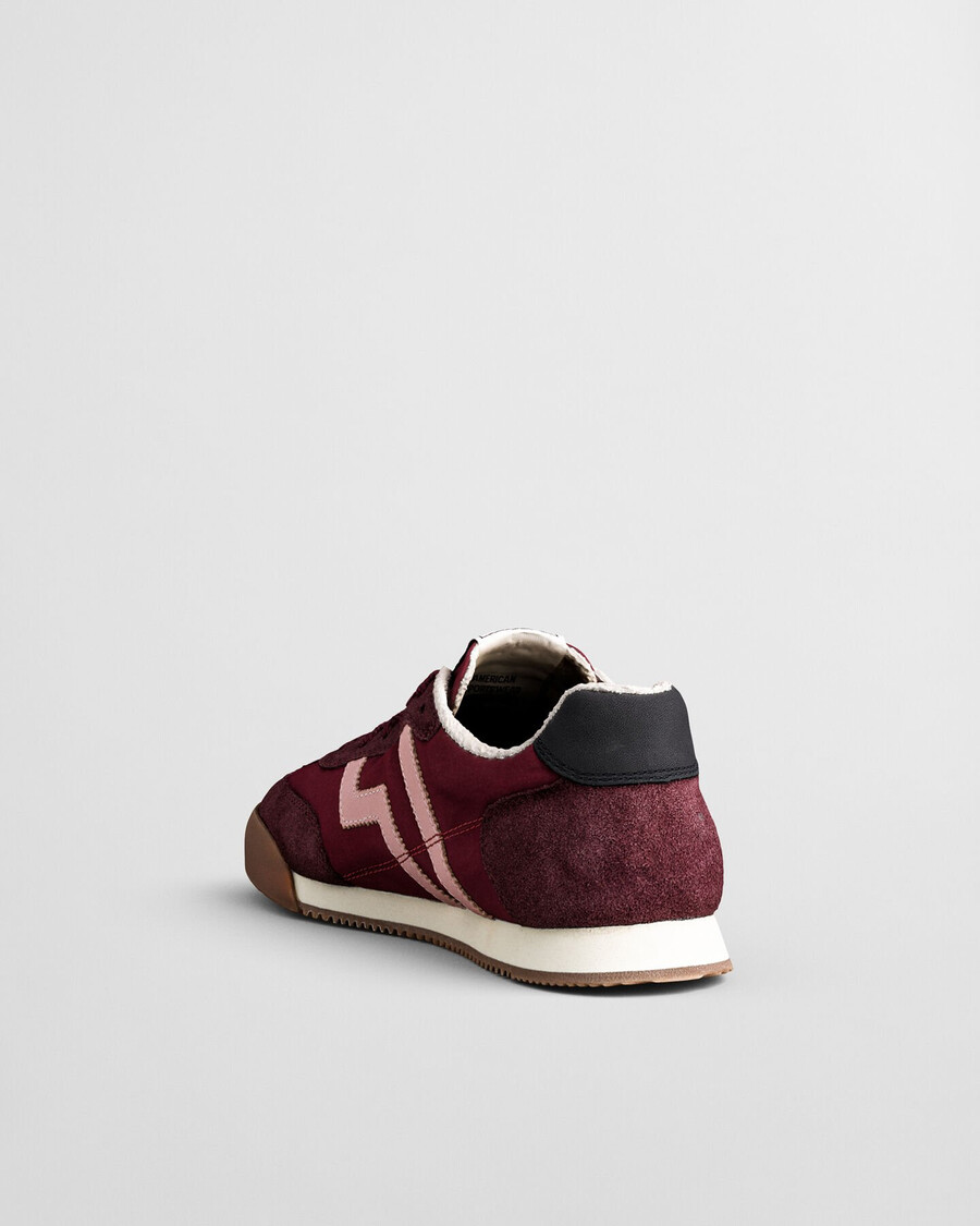 beylana suede sneakers - plum wine