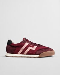 beylana suede sneakers - plum wine