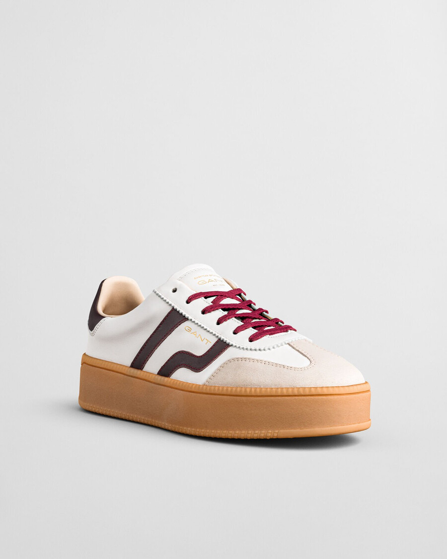 cuzmani leather sneakers - eggshell