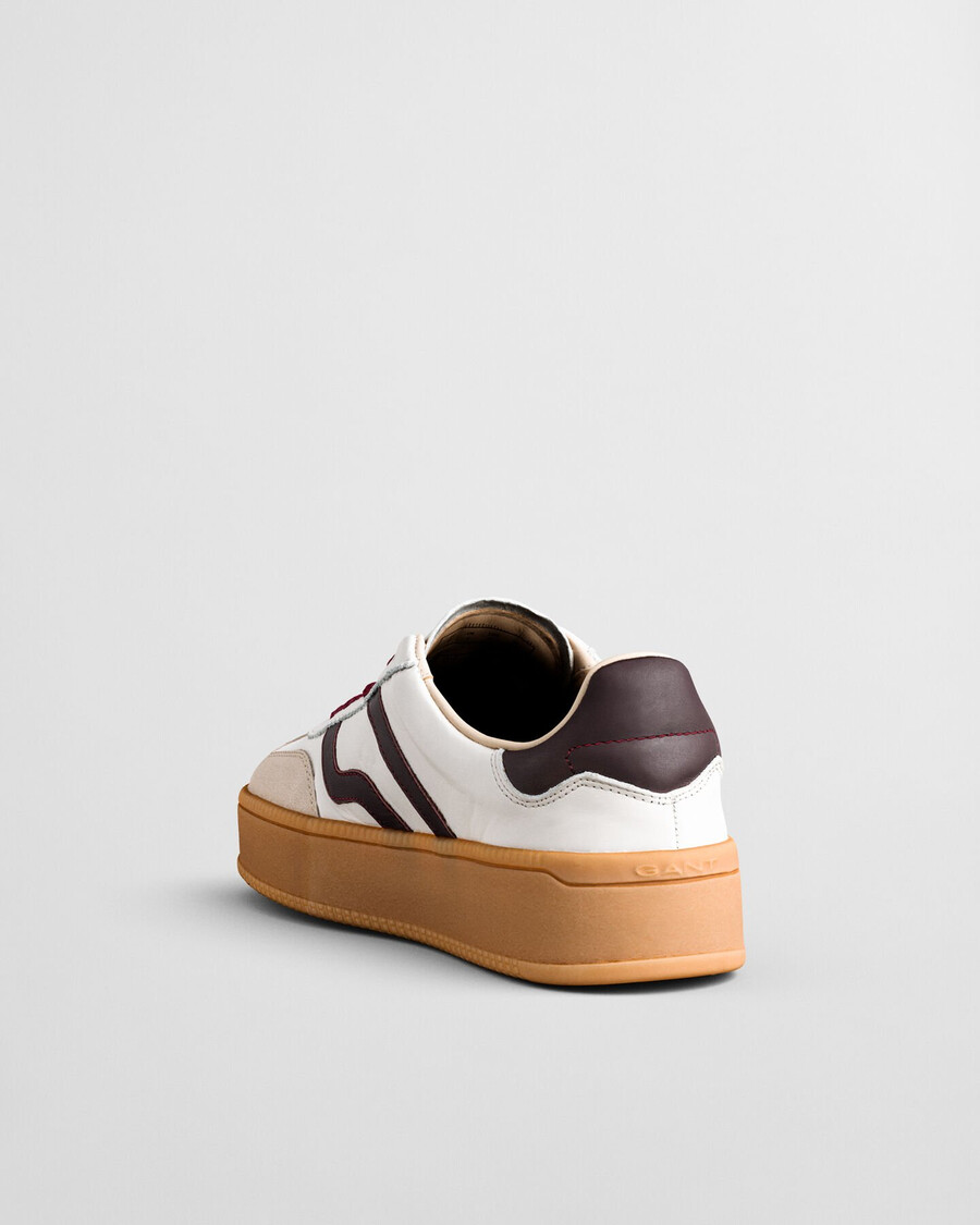 cuzmani leather sneakers - eggshell