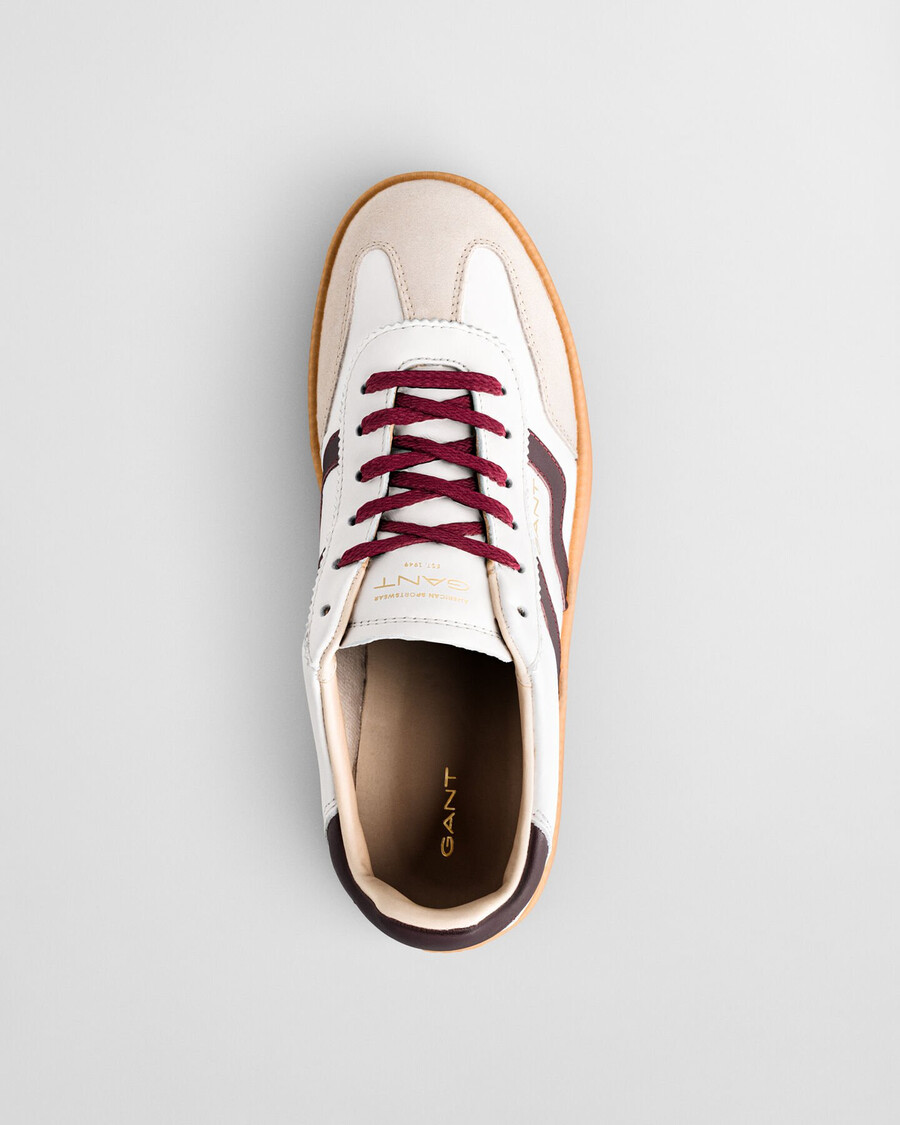 cuzmani leather sneakers - eggshell