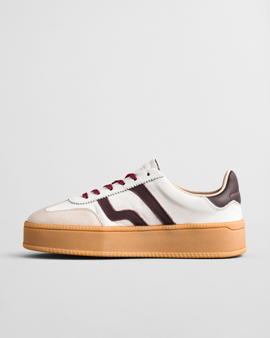 cuzmani leather sneakers - eggshell