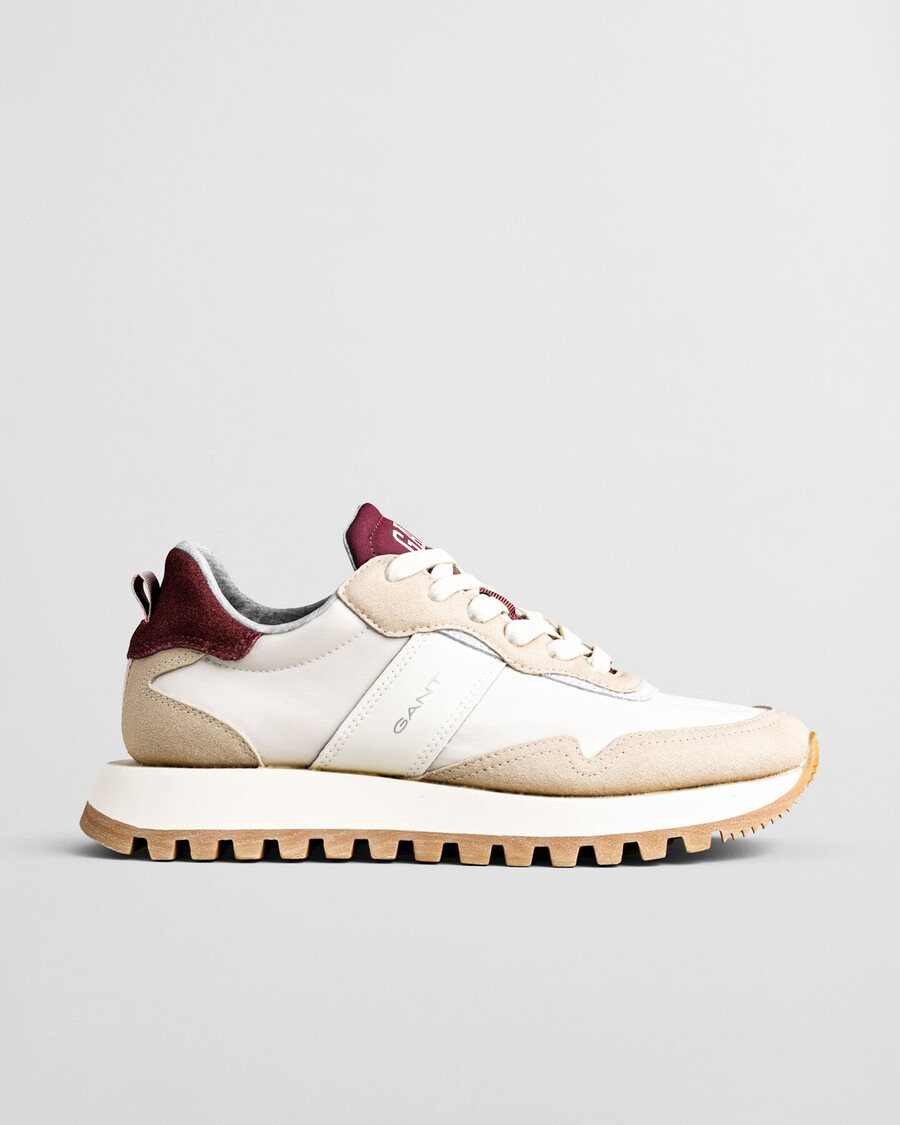 caffay suede nylon sneakers - dry sand