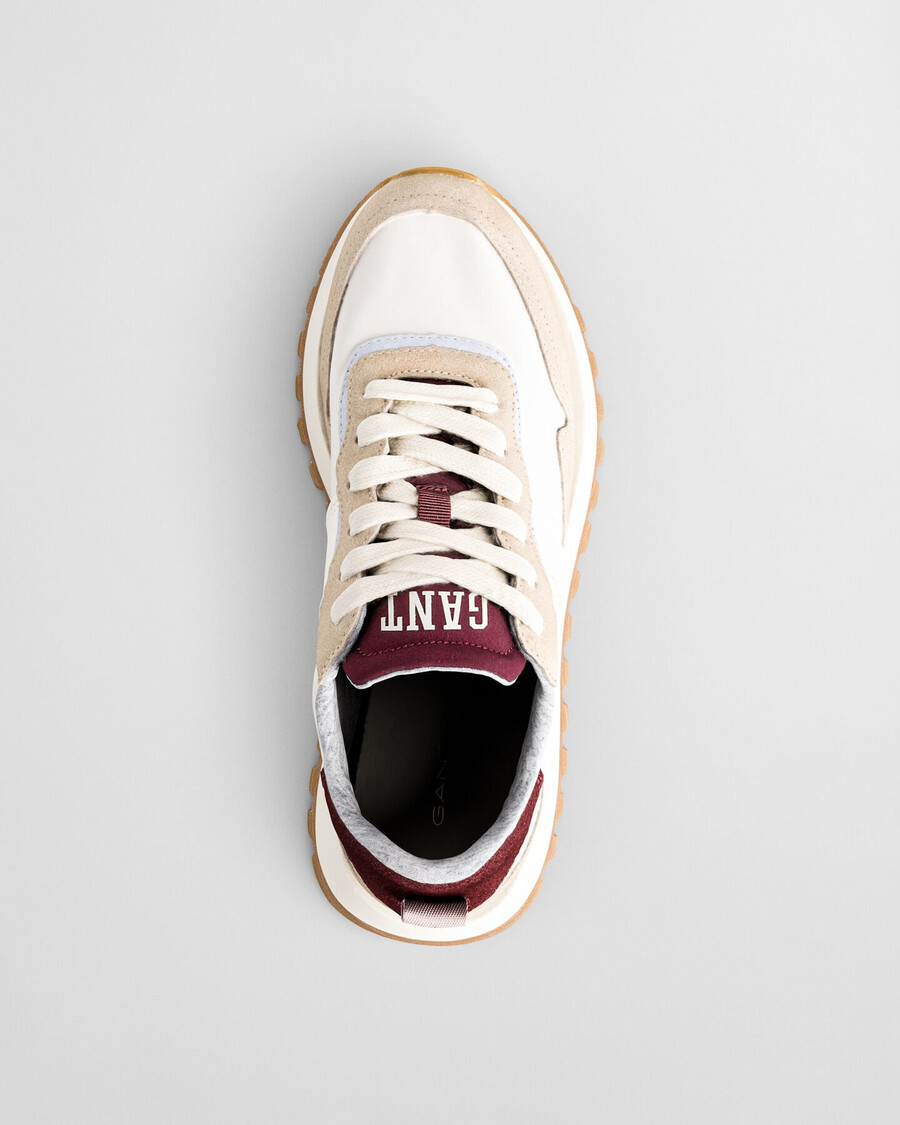 caffay suede nylon sneakers - dry sand