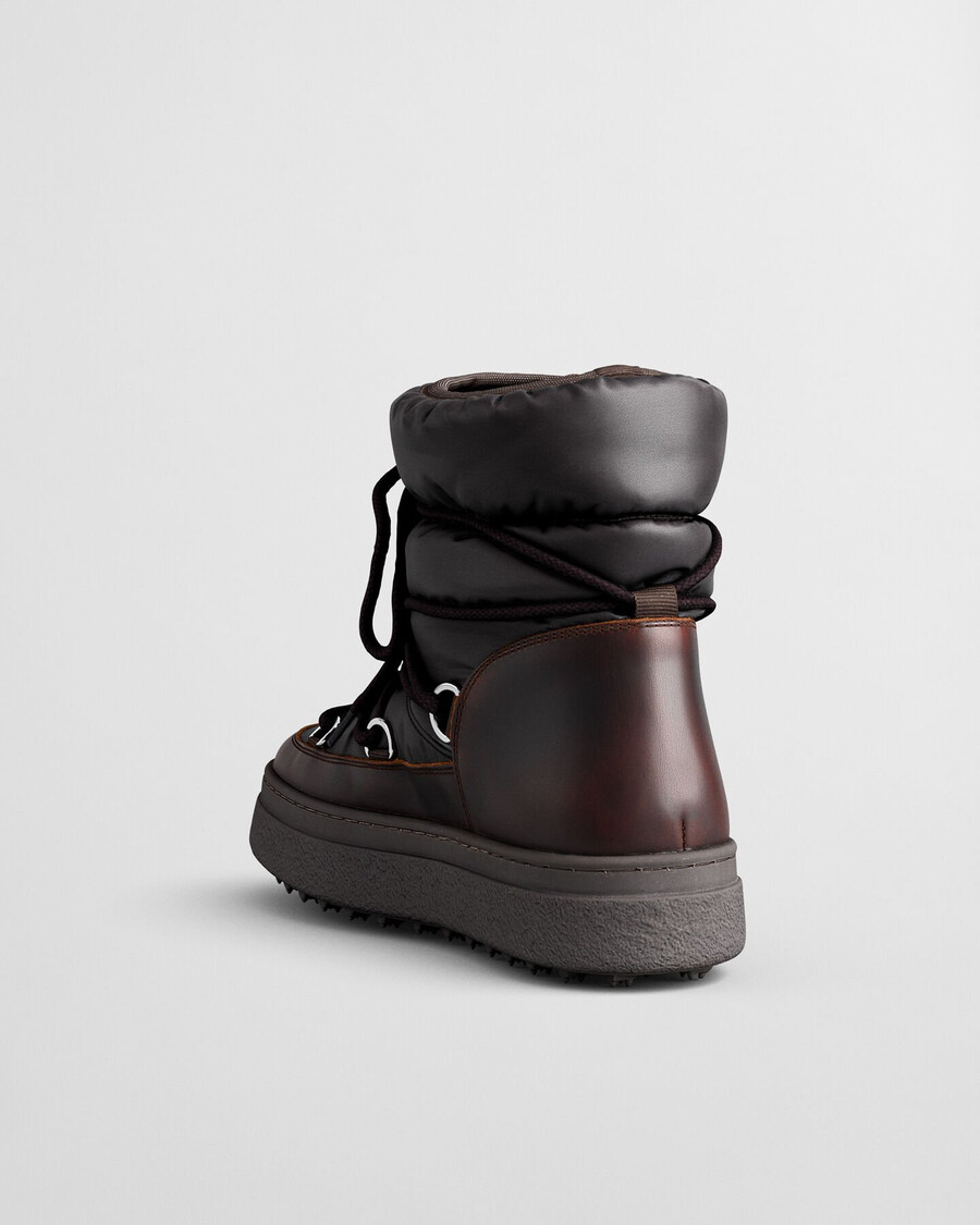 snowhill laceup mid boots - deep brown