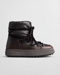 snowhill laceup mid boots - deep brown