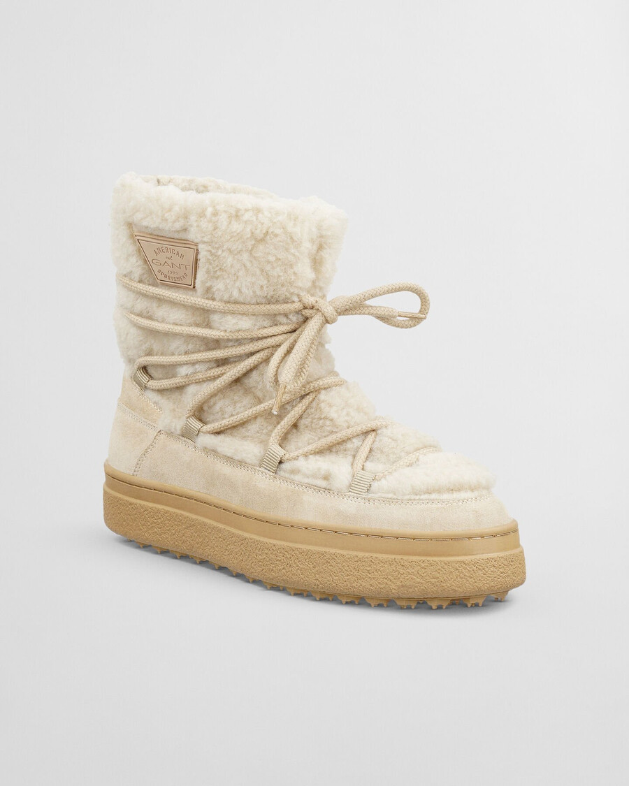 snowhill laceup mid boots - dry sand
