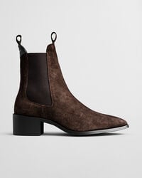 st broomly suede chelsea boots - deep brown