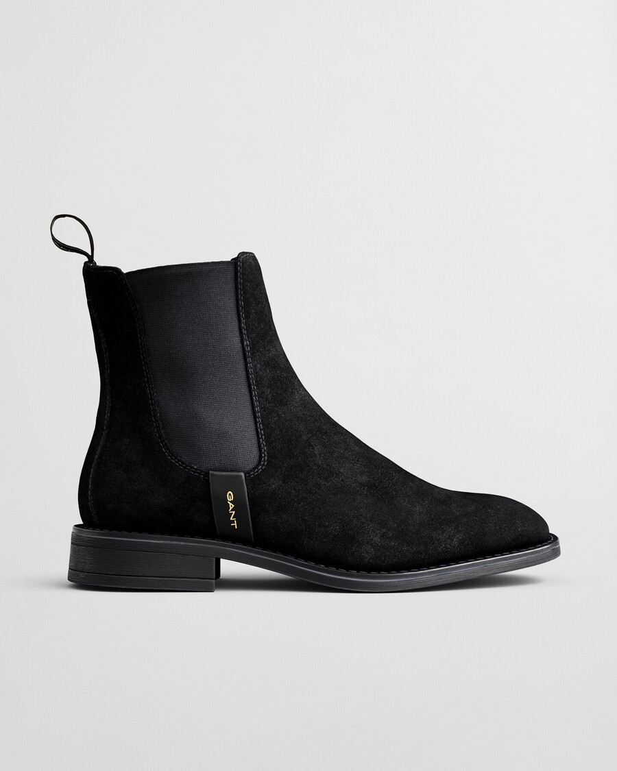 fayy suede chelsea boots - black