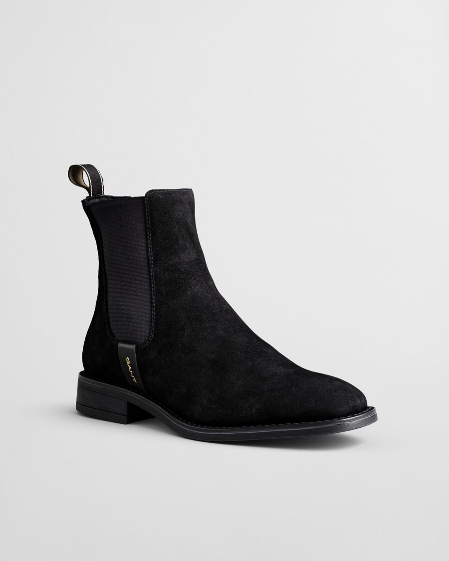 fayy suede chelsea boots - black