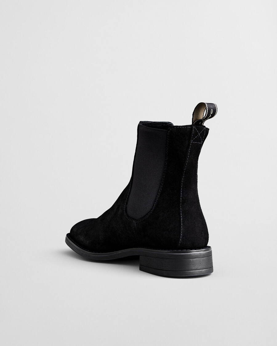 fayy suede chelsea boots - black