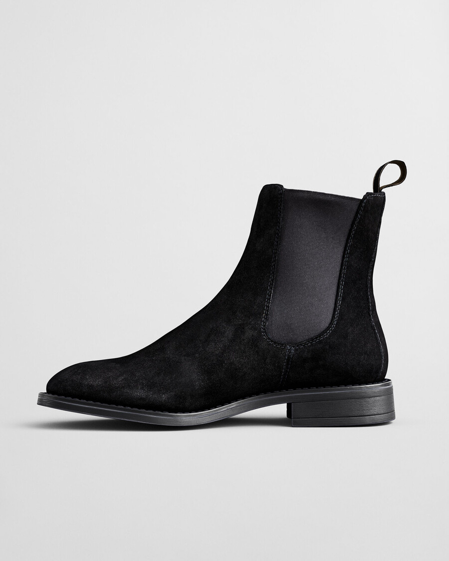 fayy suede chelsea boots - black