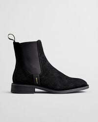 fayy suede chelsea boots - black
